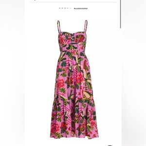 Farm Rio Leopard Forest dress
